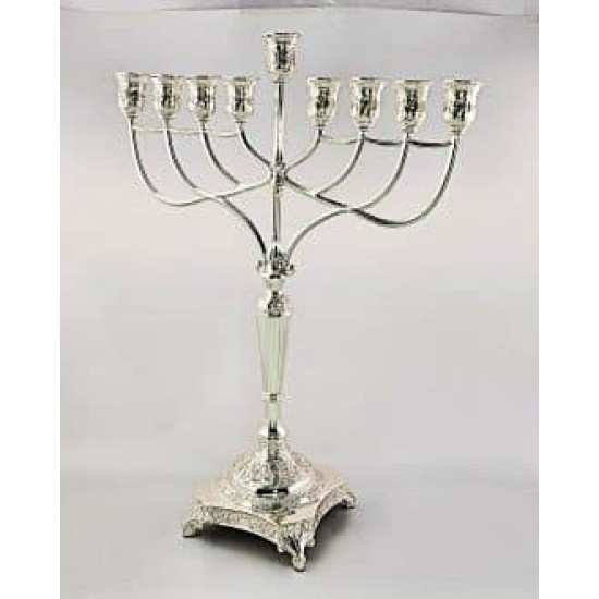 Chanukia ezüstözött, nagy